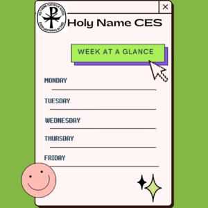 Week at a Glance September 30-October 4, 2024